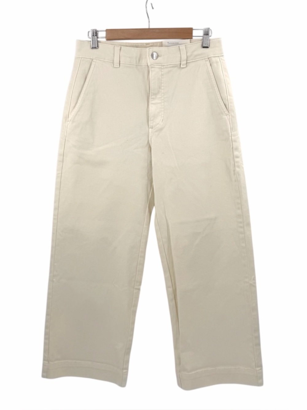 Everlane The Utility Wide Leg Pant in bone Size 8